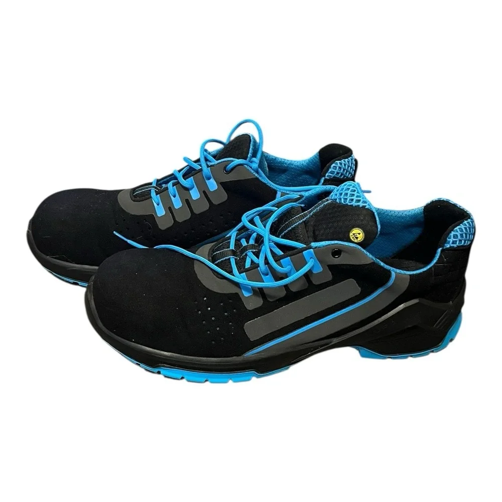 Size 47 Men's Steitz Secura VD PRO 1400 FORD Black/Blue Safety Shoes‎ Hard Toe